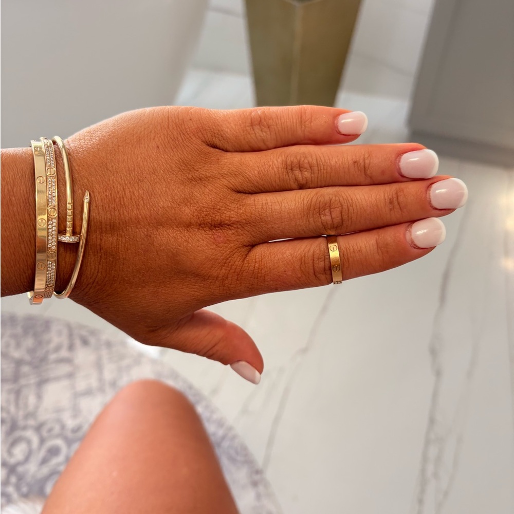 Cartier Small love yellow gold ring size 58